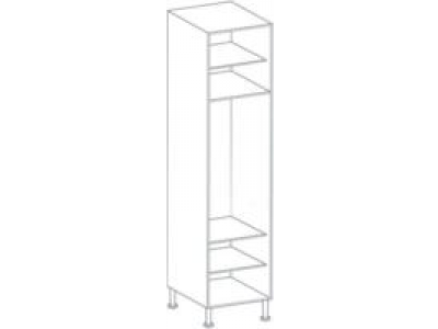 500mm Tall (2150) Larder 4 shelves