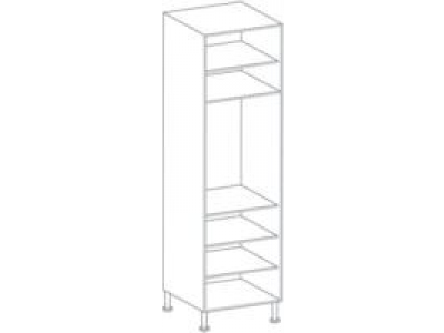 600mm Tall (2150) Larder 4 shelves